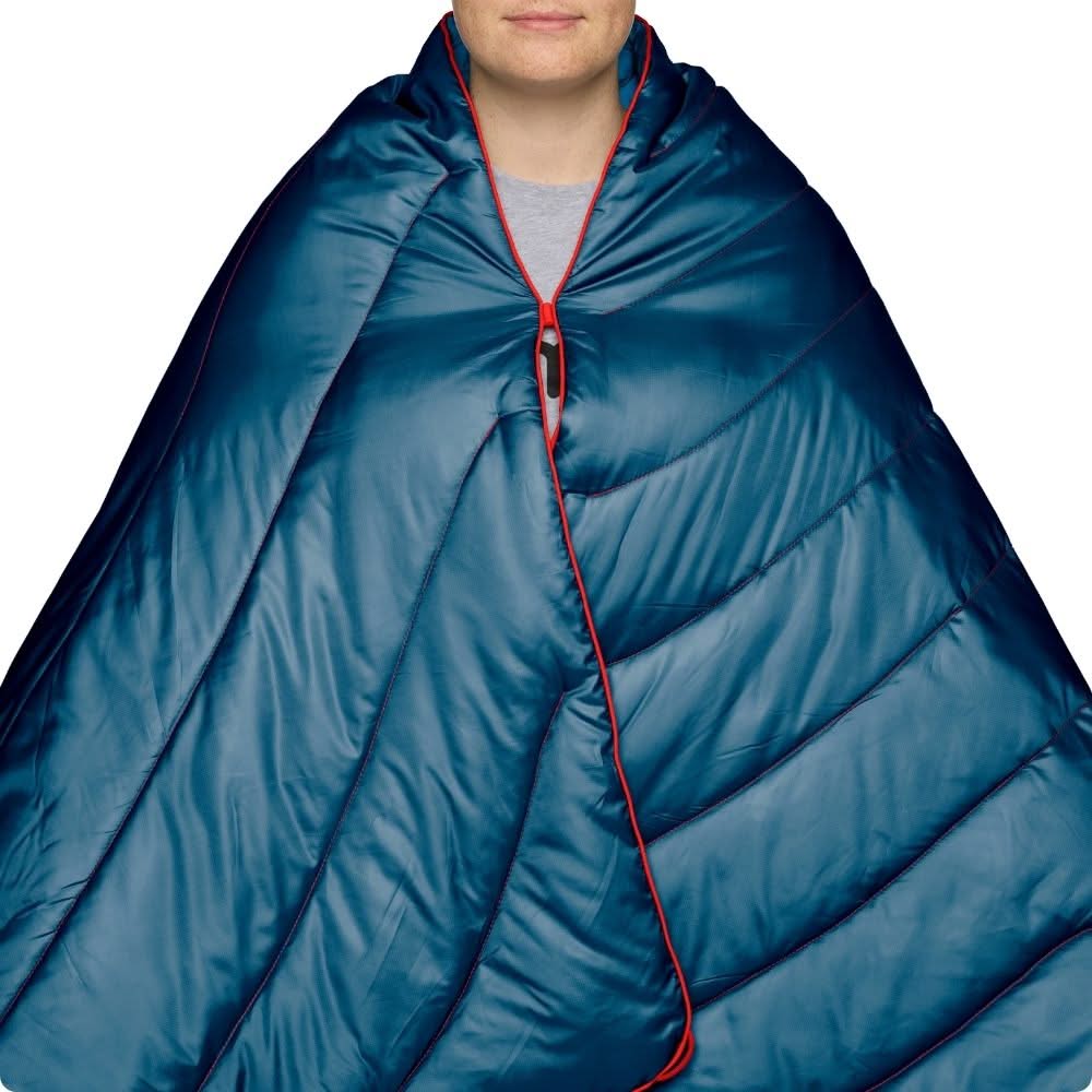 Fleece Puffy 2 Person Blanket - Deepwater