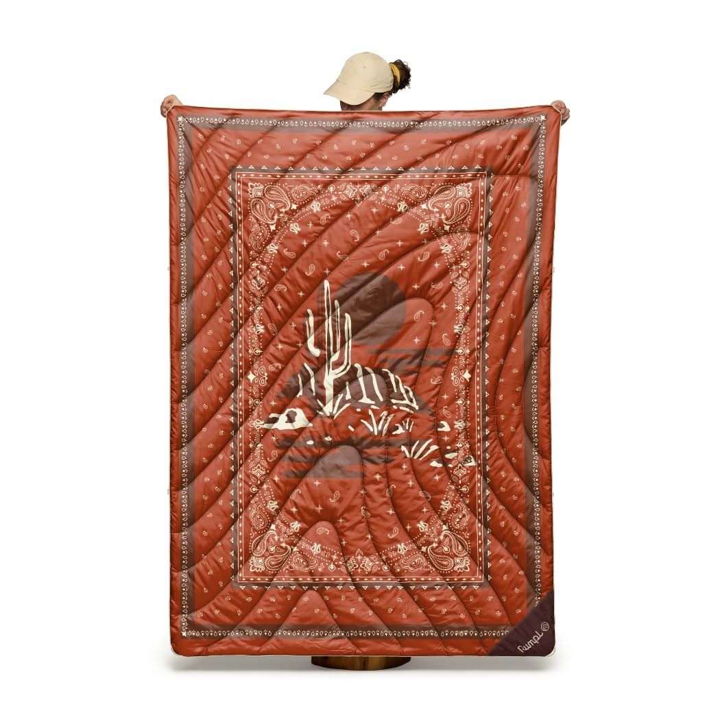 Original Puffy Blanket - Sedona Saguaro Bandana