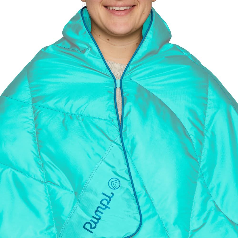 Travel Puffy Blanket - Seafoam
