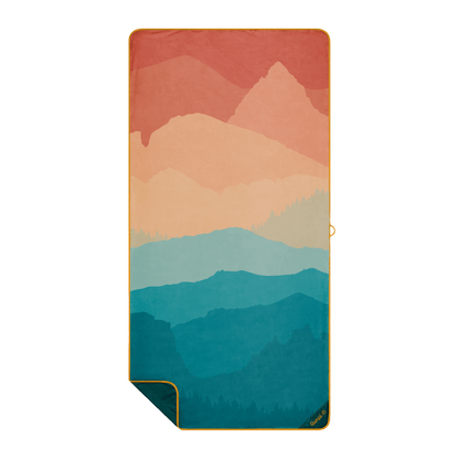 Tech Towel - Rocky Mountain Sunset Fade