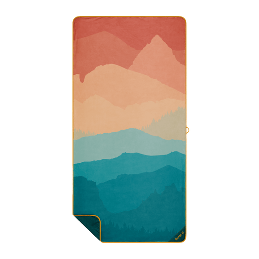 Tech Towel - Rocky Mountain Sunset Fade