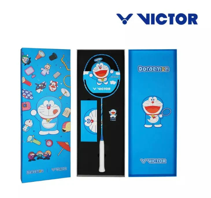 Victor X DORAEMON (DX-DRM GB) Badminton Racket Set (Unstrung) - Blue