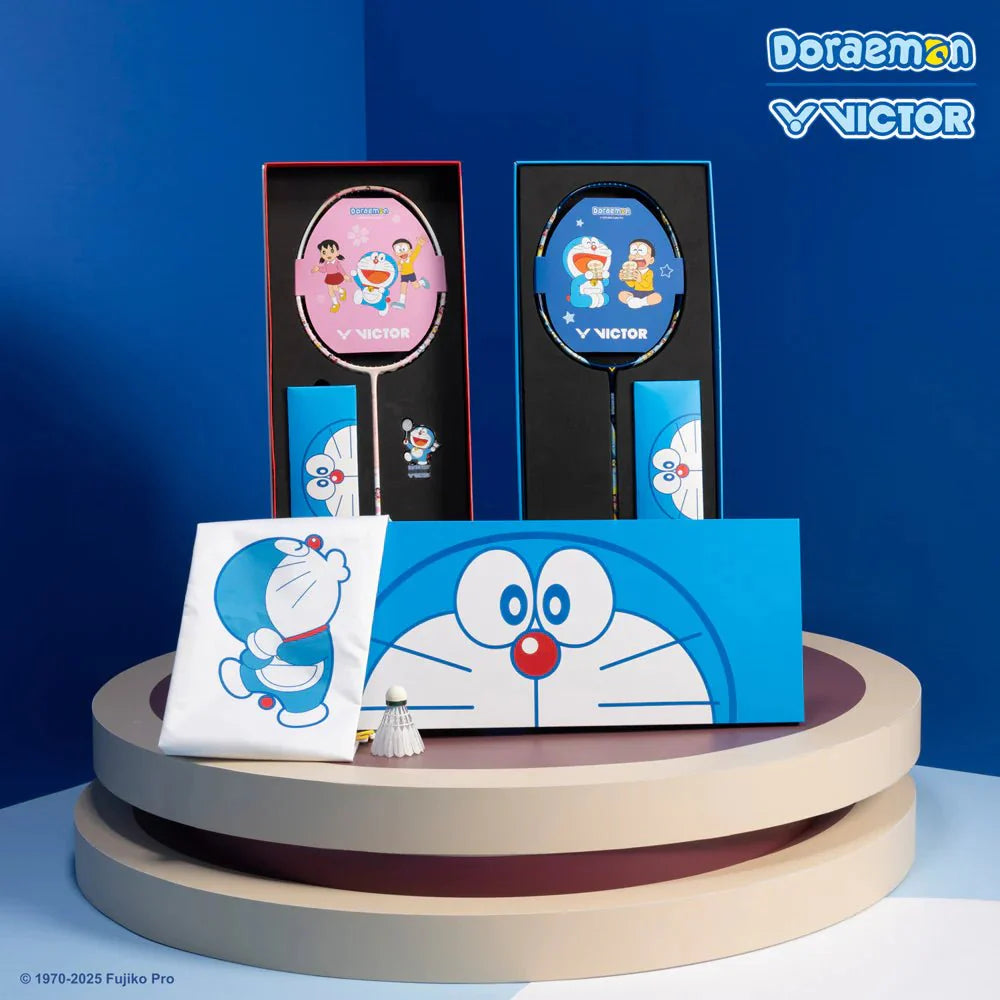 Victor X DORAEMON Racket Gift Box Set
