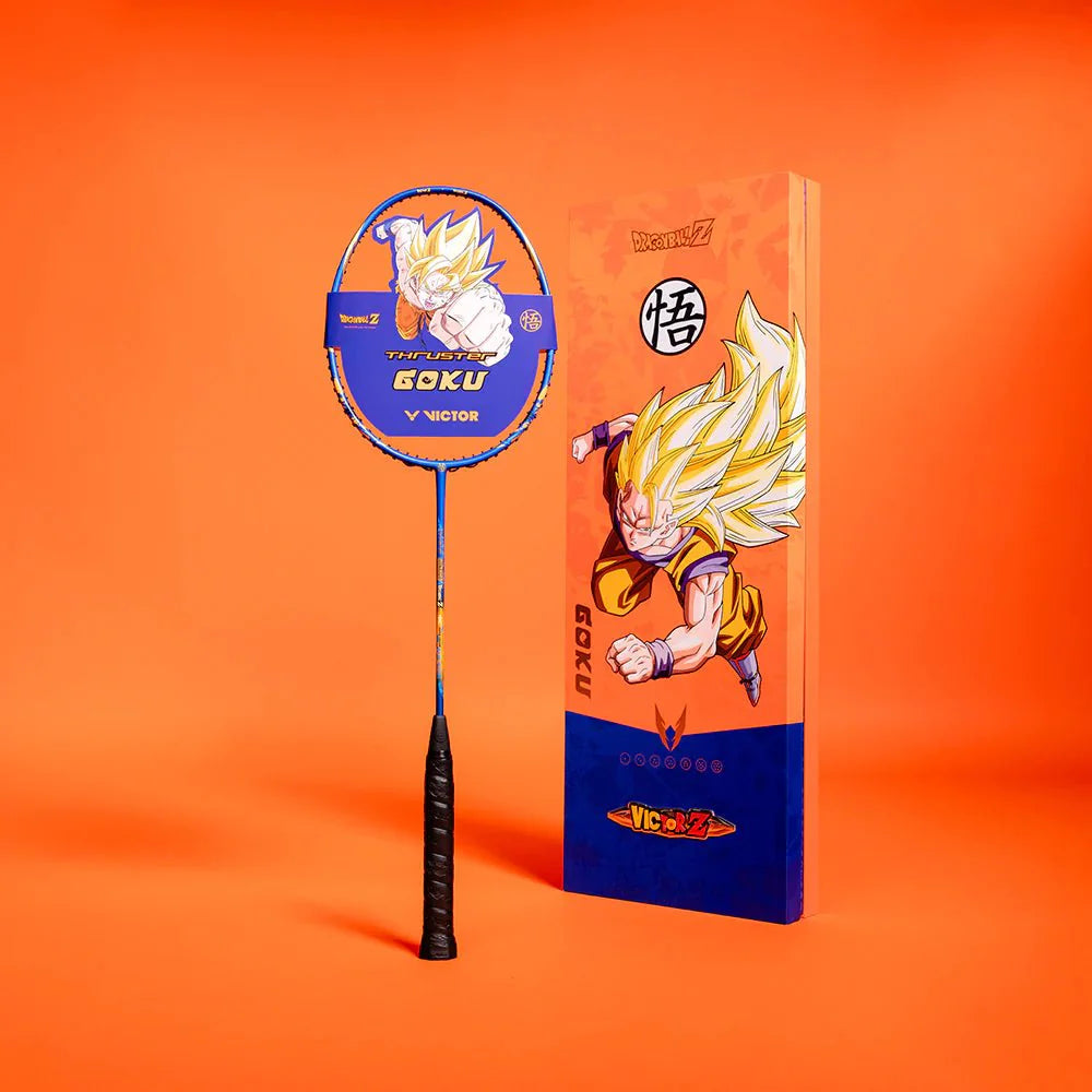 VICTOR x Dragon Ball Z Thruster Goku Racket Gift Box (Nautical Blue)