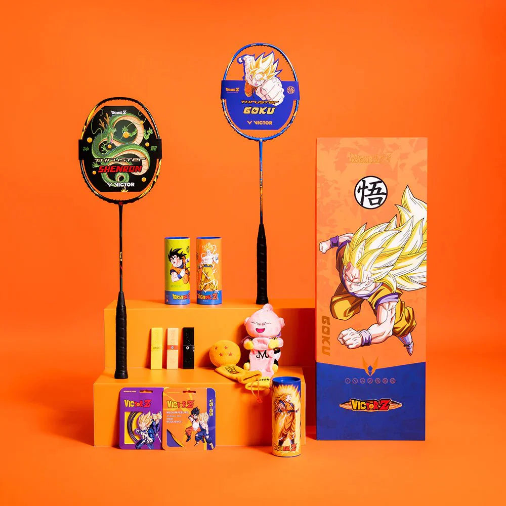 VICTOR x Dragon Ball Z Thruster Goku Racket Gift Box (Nautical Blue)