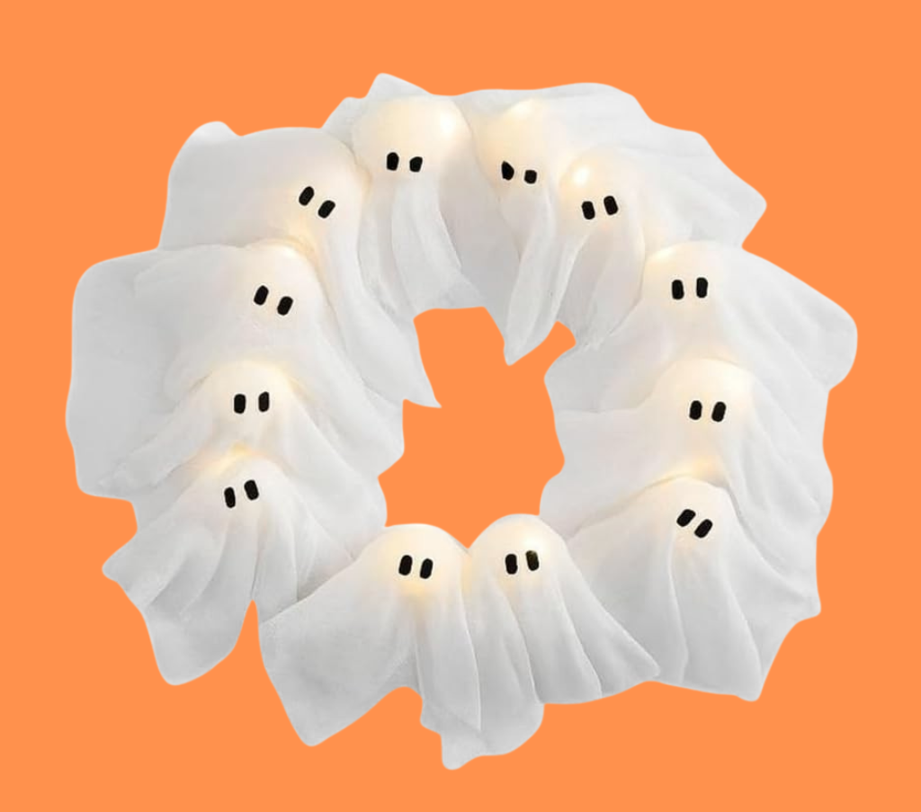 【🔥Big Sale🔥】Spooky Halloween Glow Wreath