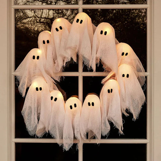 【🔥Big Sale🔥】Spooky Halloween Glow Wreath